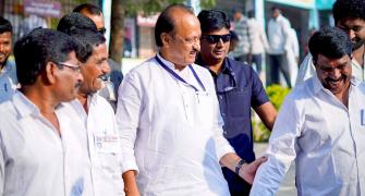 Sharad and Ajit Pawar visit same venue but don't meet