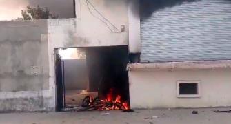 UP's Bahraich on the boil; mob torches shops, vehicles