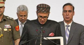 Omar sworn-in as J-K CM, ally Cong not to join govt