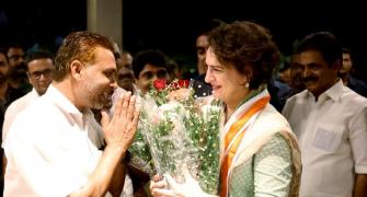 Priyanka kicks off poll campaign with mega roadshow