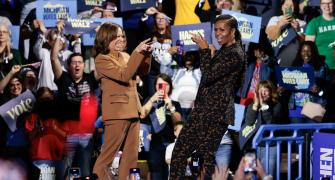 Michelle Obama Cheers Kamala