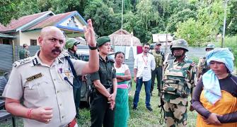 Manipur DGP Visits Drone-Bomb Area