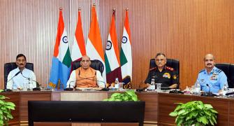 Rajnath outlines mantra at military commanders' meet