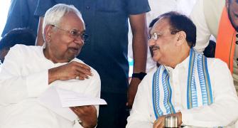 'I made a mistake by...': Nitish in presence of Nadda