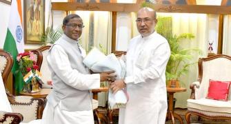 Centre should... Manipur CM meets guv amid violence