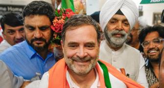 Eagerly look forward to...: LoP Rahul arrives in US