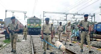 70 kg cement blocks kept on tracks to derail train 