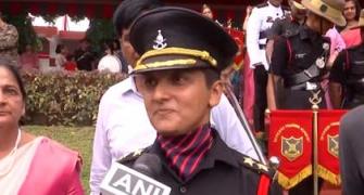 IAF Widow Becomes Army Officer