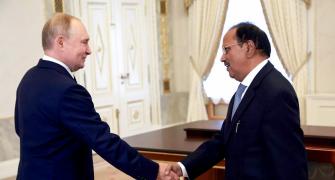 Spy Meets Spy: Doval With Putin