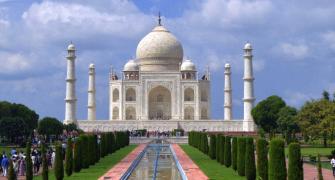 Water leakage in Taj Mahal's dome after heavy rain 