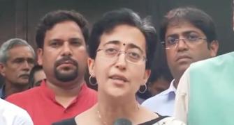 Atishi's 1st reaction after being named Delhi CM