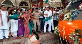 BJP MLA falls on tracks during Vande Bharat flag-off