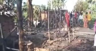 21 houses set ablaze amid firing in Bihar's Nawada