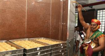 Tirupati temple 'purified' amid animal fat in laddu row