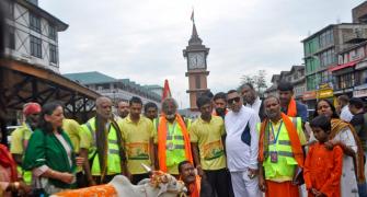 Gau Padyatra From Srinagar To Kanyakumari