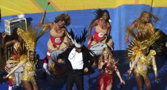 PHOTOS: Shakira, Samba light up WC closing ceremony
