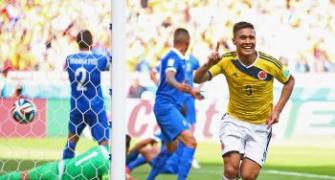Colombia thrash Greece in joyous World Cup return