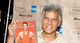 First look: Mark Spitz and Michael Phelps