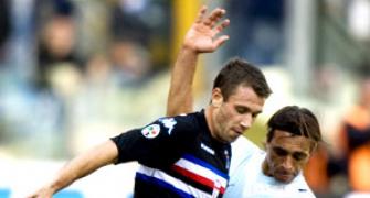 Sampdoria draw at Lazio, miss top spot