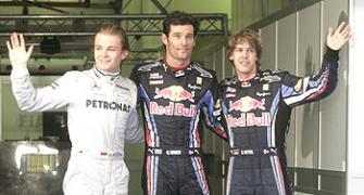 Webber takes pole in qualifying in Malaysia