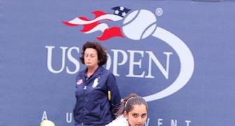 First Look: Sania in Round 2 of US Open qualifiers