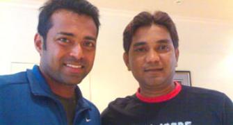 Spotted: Leander Paes in Melbourne