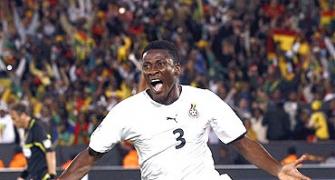 Football Images: Ghana vs Serbia