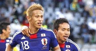 Honda powers Japan past Cameroon