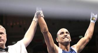 Now, boxer Akhil's bed at Games Village collapses
