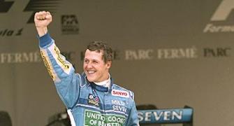 Schumacher marks 20 years on the F1 circuit