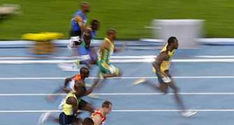 Bolt and Kenyans beam as Ohuruogu sobs