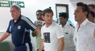 Messi arrives to mesmerise fans in Kolkata