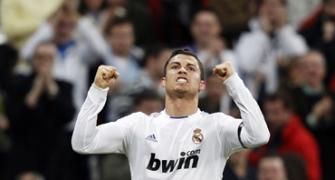 Spanish League: Ronaldo double lifts Real to win