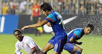 India hold UAE with injury-time goal