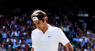 The grass isn't green anymore for Roger Federer