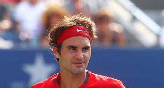 Photos: Federer, Williams survive unscathed