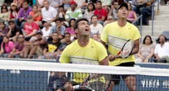 Photos: Doubles delight for Paes at US Open