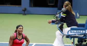 Ugly outburst earns Serena a code violation