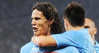 Serie A: Napoli down Milan as Cavani 'tricks'