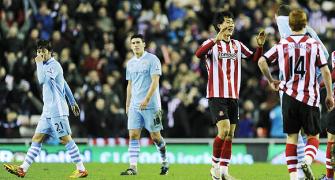 Manchester City slip despite draw against Sunderland