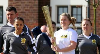 PHOTOS: Rehearsal for London Olympics torch relay
