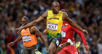 Brilliant Bolt blazes to Olympic 100m gold