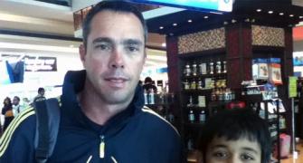 Spotted: Nicky Boje at Dubai Airport