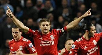 League Cup: Liverpool in semis after Gerrard strikes at City