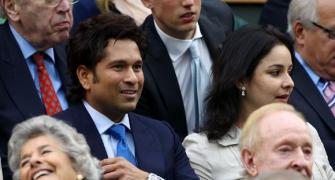 PHOTOS: Tendulkar, Kylie light up Wimbledon semis