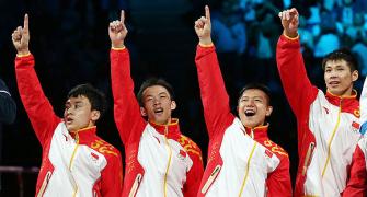 China grabs gold, Brits steal show in gymnastics