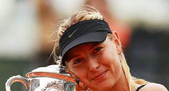 PIX: Sharapova crowned queen of Roland Garros