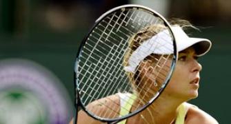 Sharapova struggles past Pironkova