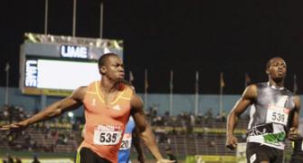 Yohan Blake shocks Usain Bolt to claim 100m title