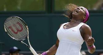 PIX: Serena wins marathon, Rosol's dream Wimbledon ends